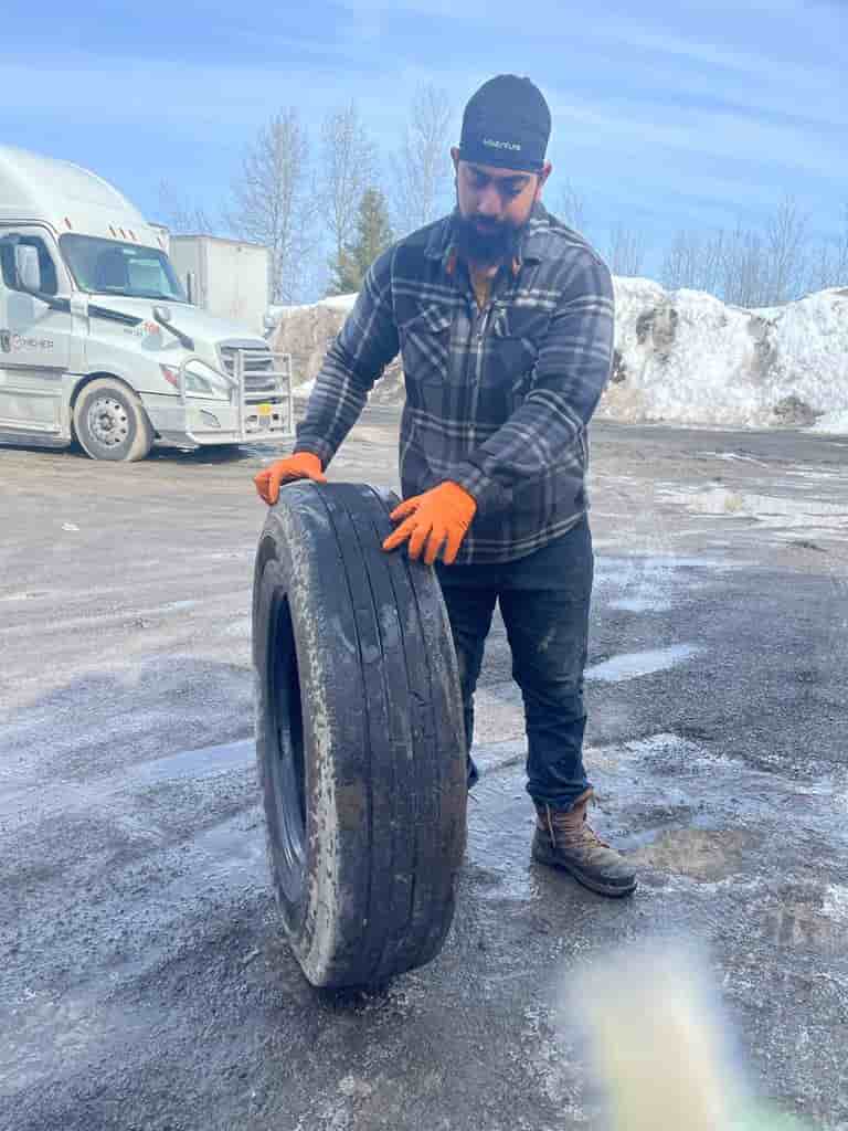 Puncture in Tire